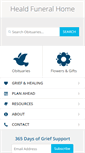 Mobile Screenshot of healdfuneralhomeinc.com